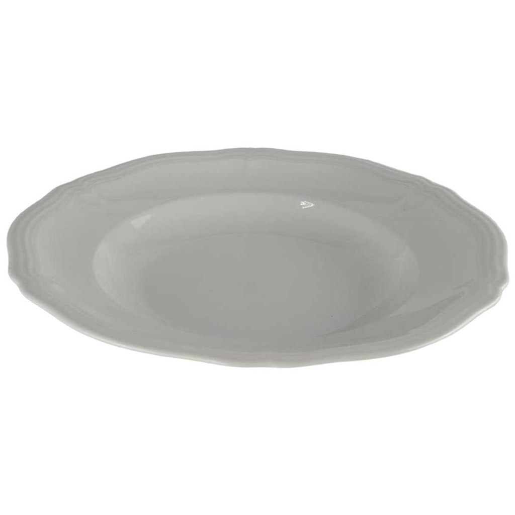 [458142468] Suppenteller 24,5 cm Rosenthal Chippendale Weiß Uni gebraucht - akzeptabel Bild 2