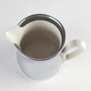 [458142471] Porzellan Milchkännchen mit Metallüberzug H 8 cm Bild 6
