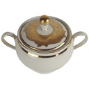 [458142473] Zuckerdose Goldrand Golddekor Hertel Jacob Rehau Form 01462 Elfenbein Beige gebraucht - gut Bild 2