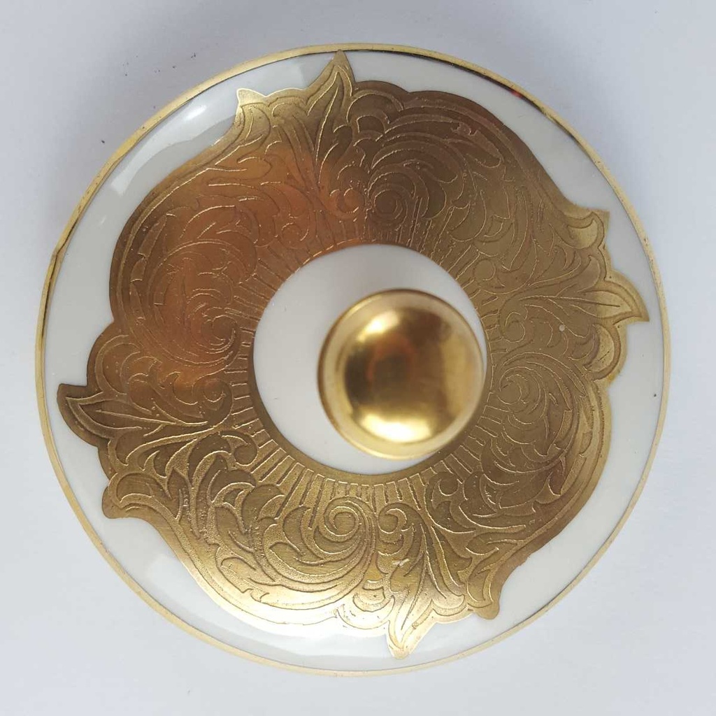 [458142473] Zuckerdose Goldrand Golddekor Hertel Jacob Rehau Form 01462 Elfenbein Beige gebraucht - gut Bild 5