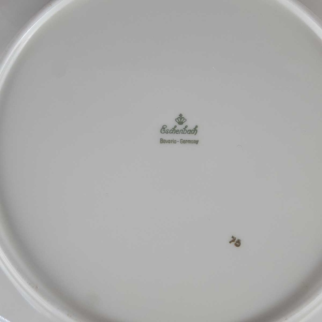 [458142498] Speiseteller Essteller Goldrand 24,5 cm Eschenbach Alte Formen gebraucht - gut Bild 4