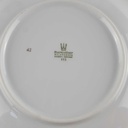 [458142499] Suppenteller Goldrand 22,3 cm Bareuther Waldsassen Unbestimmte Formen weiß gebraucht - gut Bild 4