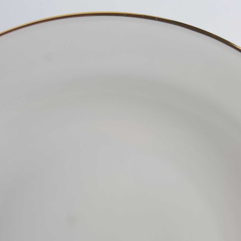 [458142500] Suppenteller Goldrand 22,6 cm Winterling Marktleuthen Elfenbein Bavaria gebraucht - gut Bild 3