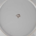 [458142502] Speiseteller Essteller Goldrand 24 cm Mitterteich weiß Bavaria gebraucht - gut Bild 4