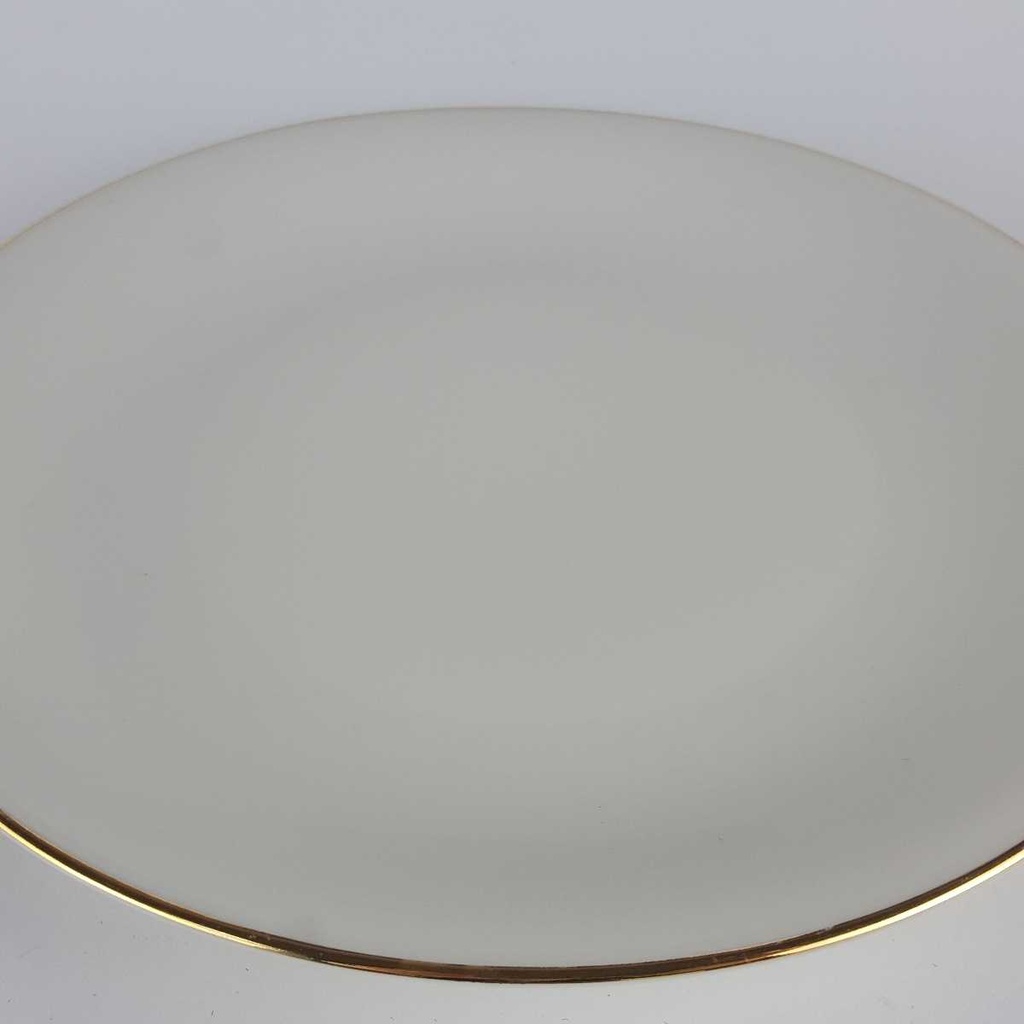 [458142503] Speiseteller Essteller Goldrand 24 cm Winterling Marktleuthen Elfenbein Beige Bavaria gebraucht - gut Bild 3