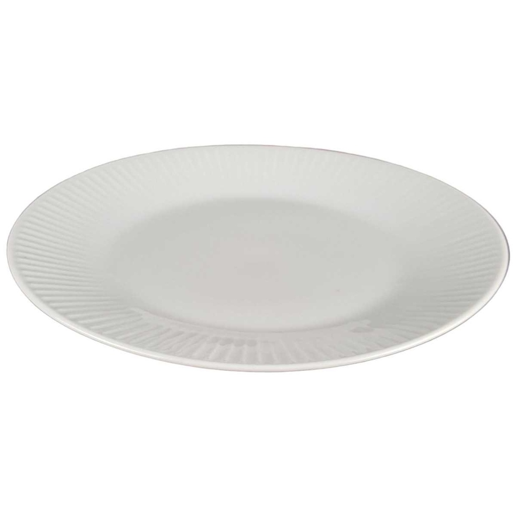 [458142505] Kuchenteller Dessertteller 20,2 cm Eschenbach Geriffelt weiß Bavaria gebraucht - akzeptabel Bild 2
