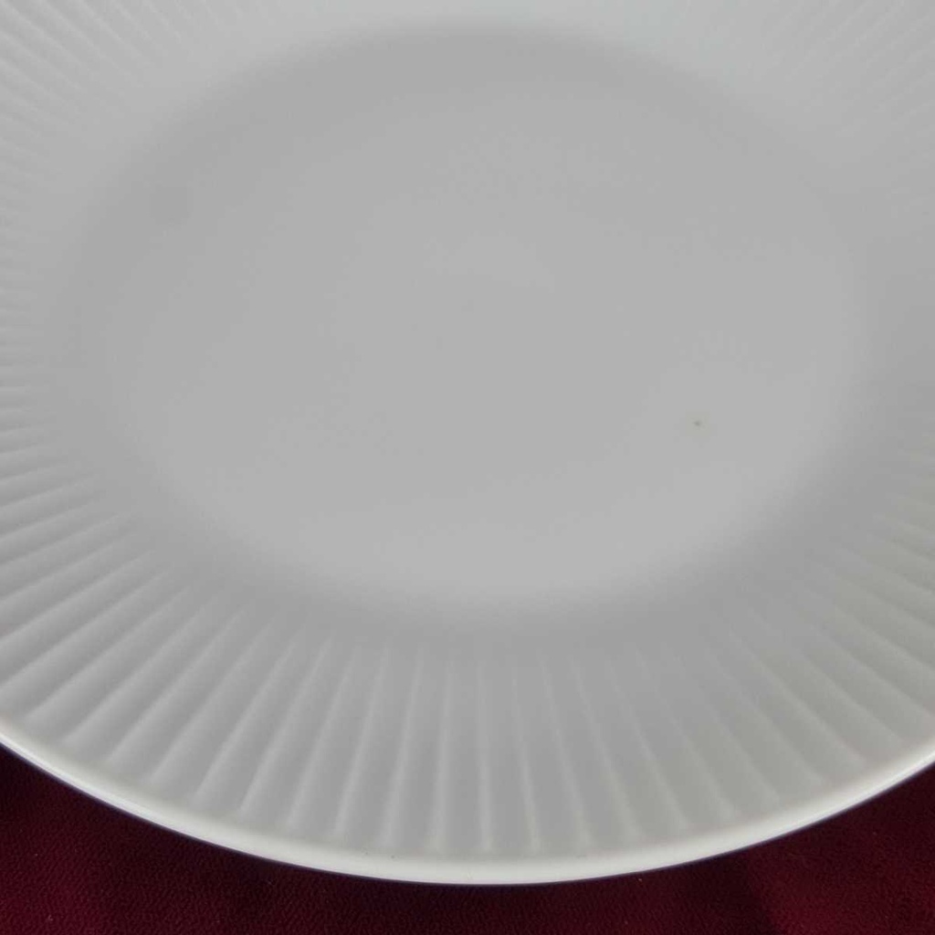[458142505] Kuchenteller Dessertteller 20,2 cm Eschenbach Geriffelt weiß Bavaria gebraucht - akzeptabel Bild 3