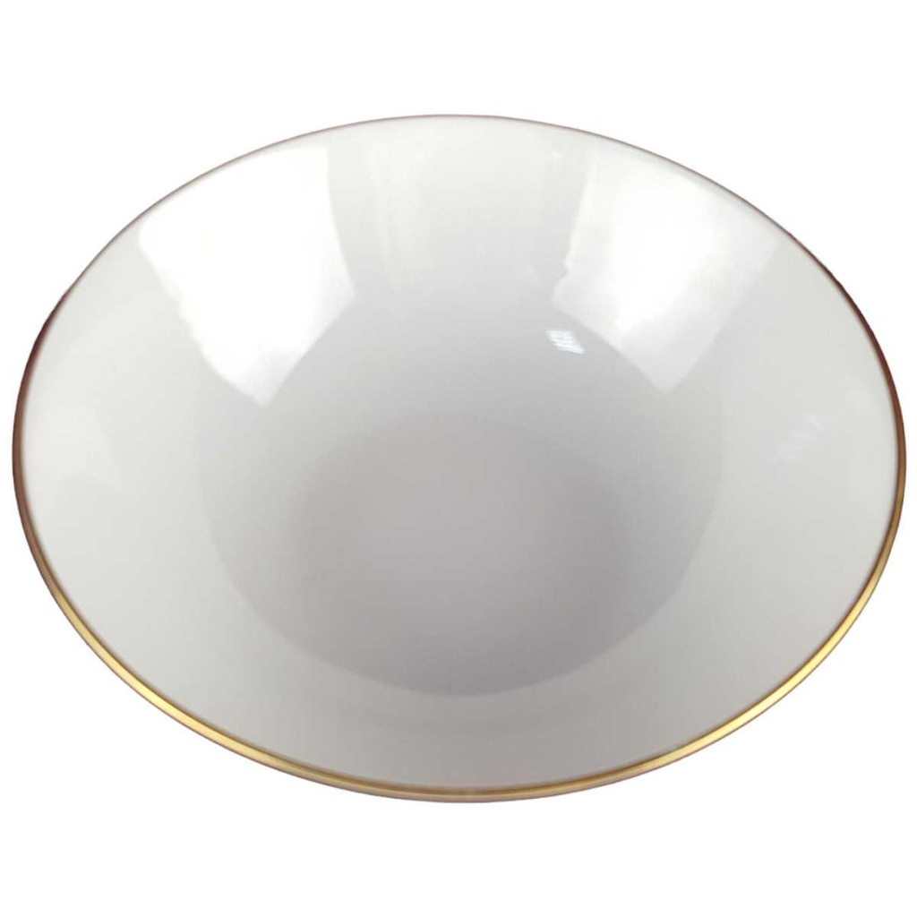 [458142506] Schüssel Goldrand 21,2 cm Heinrich weiß gebraucht - gut Bild 2