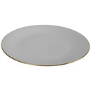 [458142510] Kuchenteller Dessertteller Goldrand 19,5 cm Seltmann Weiden Roma weiß gebraucht - gut Bild 2