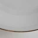 [458142510] Kuchenteller Dessertteller Goldrand 19,5 cm Seltmann Weiden Roma weiß gebraucht - gut Bild 3