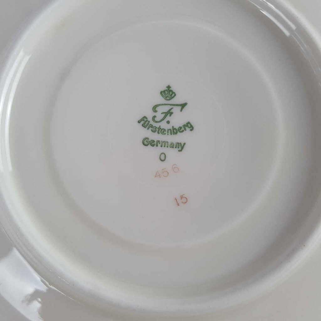 [458142513] Untertasse Goldrand 15 cm Fürstenberg Form 456 gebraucht - gut Bild 5