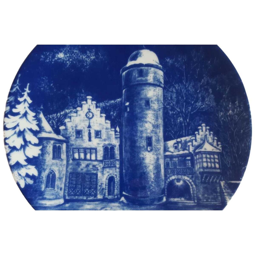 [45814260] Wandteller Sammelteller Royal Bavaria Blau gebraucht - gut Bild 2
