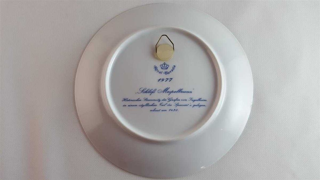 [45814260] Wandteller Sammelteller Royal Bavaria Blau gebraucht - gut Bild 5
