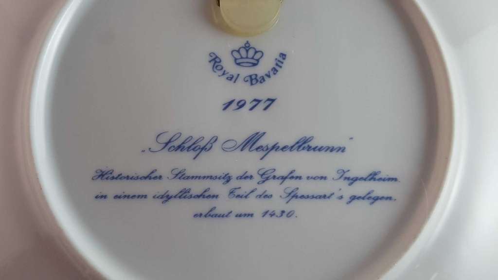 [45814260] Wandteller Sammelteller Royal Bavaria Blau gebraucht - gut Bild 6