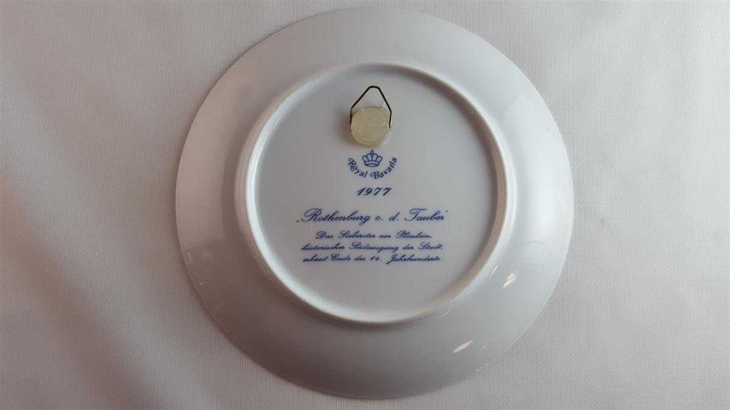 [45814261] Wandteller Sammelteller Royal Bavaria Blau gebraucht - gut Bild 5