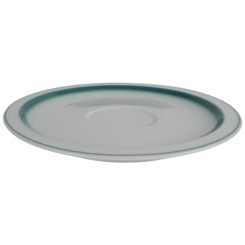 [458142677] Untertasse 15,1 cm Melitta Berlin Pastellgrün gebraucht - gut Bild 2