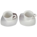[2119093] 2er Set Kaffeetasse mit Untertasse 4tlg Arzberg Retsch Weiß gebraucht - gut Bild 2