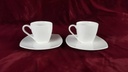 [2119093] 2er Set Kaffeetasse mit Untertasse 4tlg Arzberg Retsch Weiß gebraucht - gut Bild 4