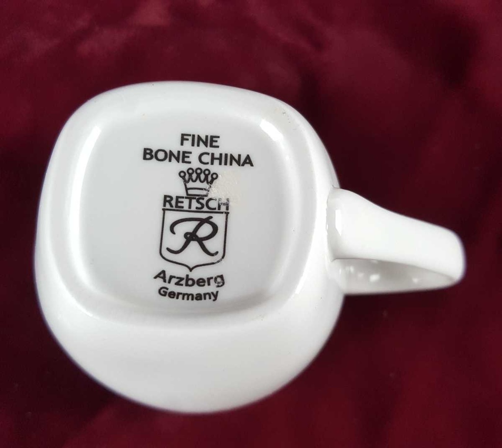 [2119093] 2er Set Kaffeetasse mit Untertasse 4tlg Arzberg Retsch Weiß gebraucht - gut Bild 5