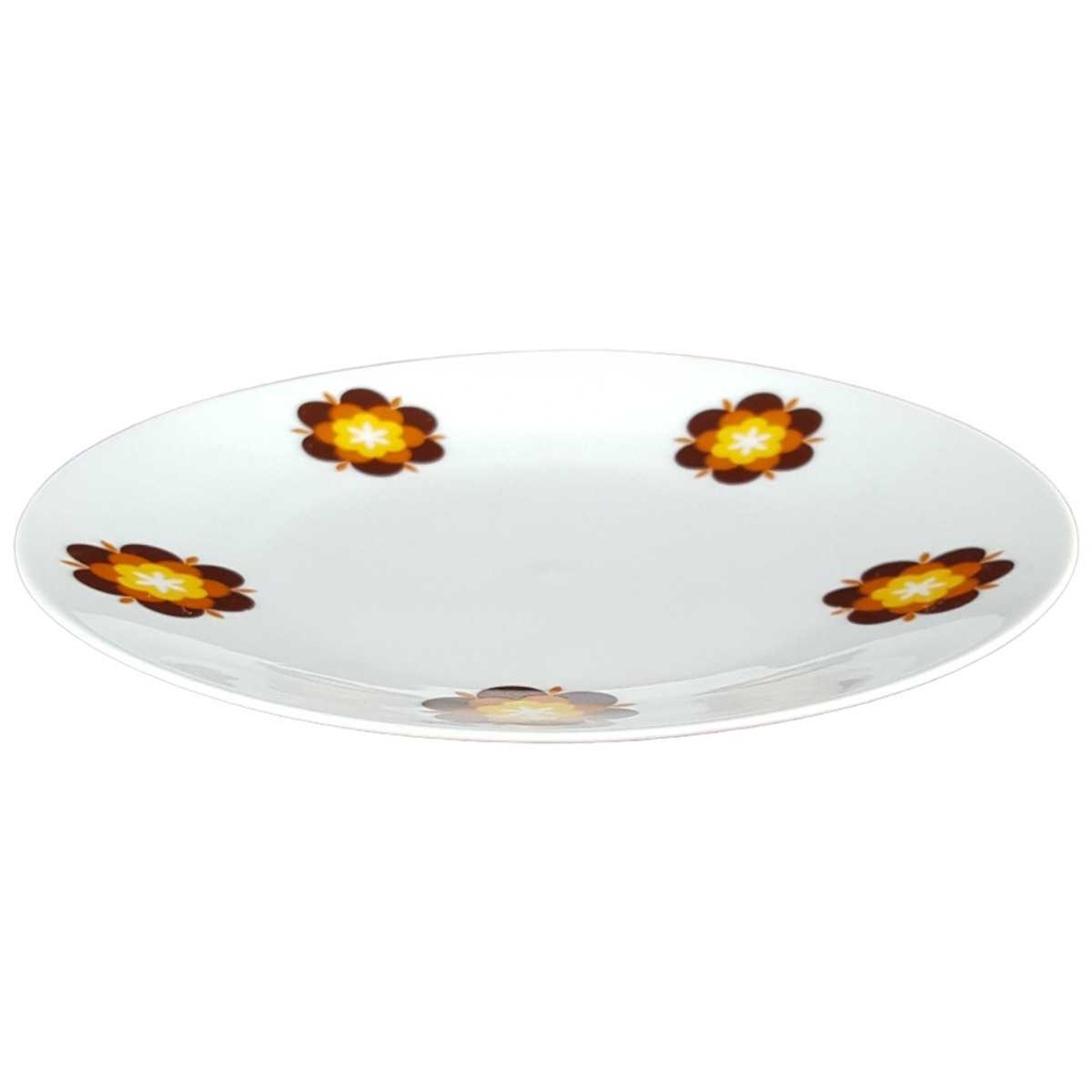 [458142682] Kuchenteller Dessertteller 20 cm Bareuther Waldsassen Unbestimmte Formen Form 232 Blumen Weiß gebraucht - gut Bild 2