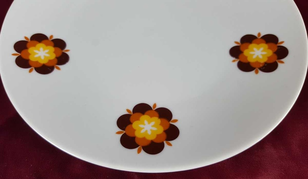 [458142682] Kuchenteller Dessertteller 20 cm Bareuther Waldsassen Unbestimmte Formen Form 232 Blumen Weiß gebraucht - gut Bild 3