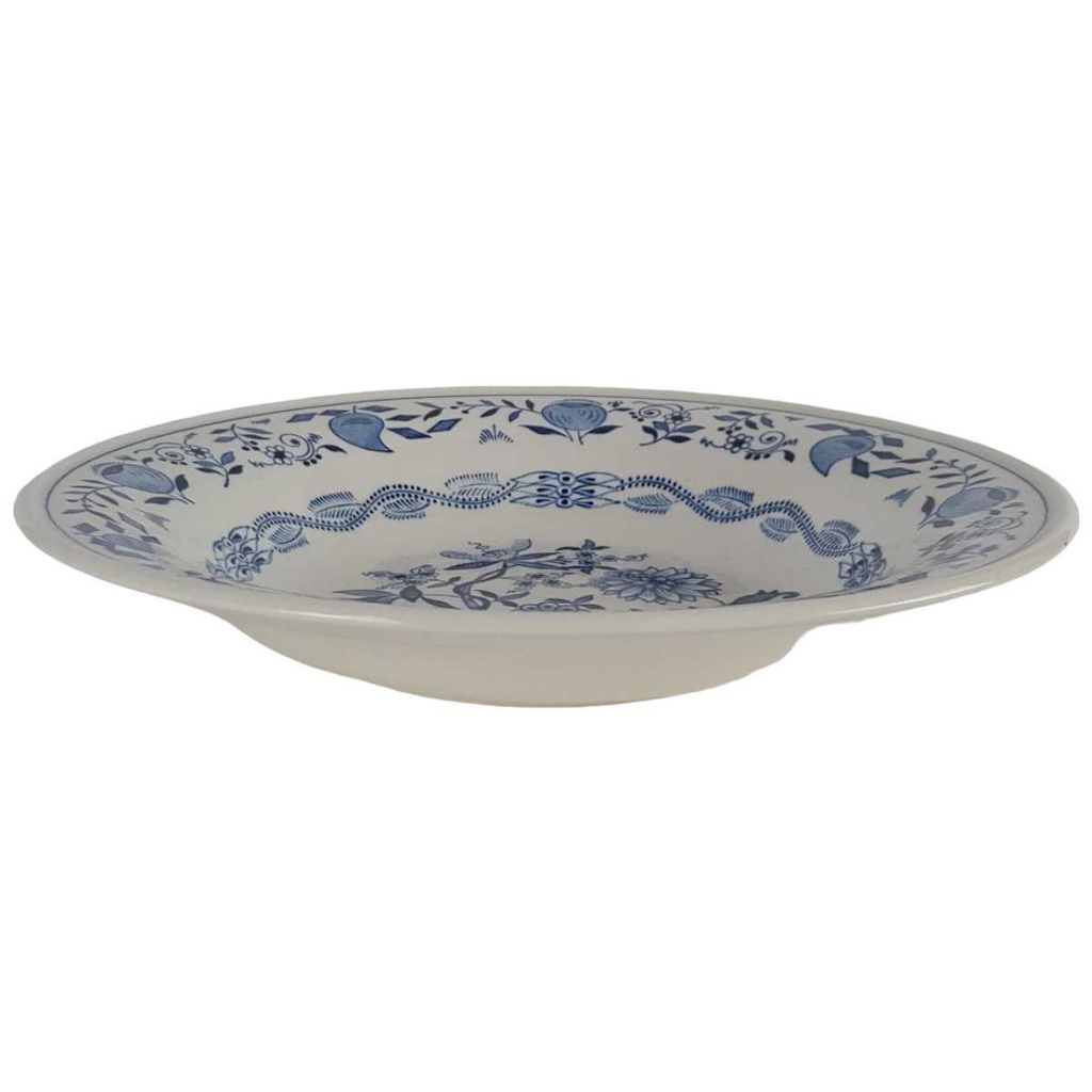 [458142688] Suppenteller 22,7 cm Boch Belgium Dekor Zwiebel gebraucht - gut Bild 2