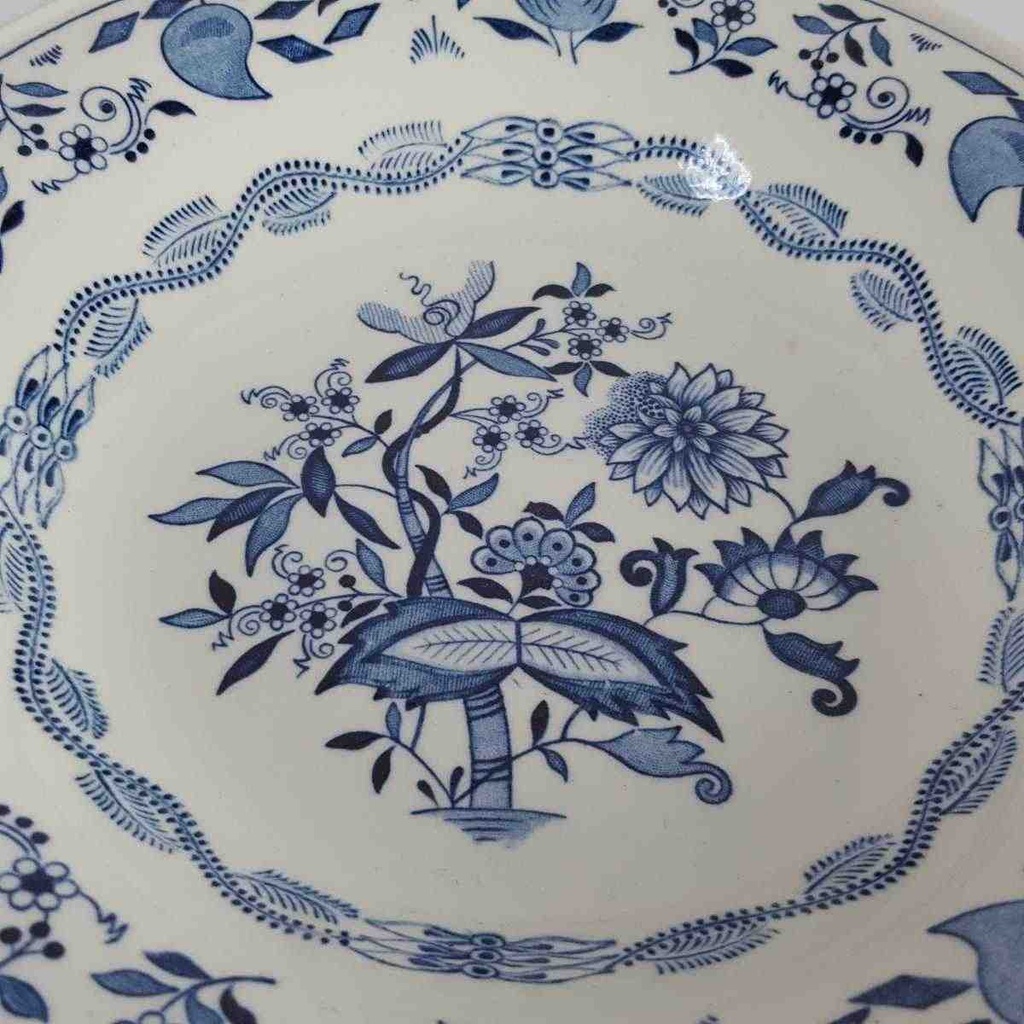 [458142688] Suppenteller 22,7 cm Boch Belgium Dekor Zwiebel gebraucht - gut Bild 3