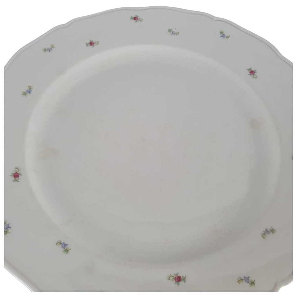[458142692] Speiseteller Essteller Goldrand 25 cm Seltmann Weiden Streublümchen gebraucht - akzeptabel Bild 2