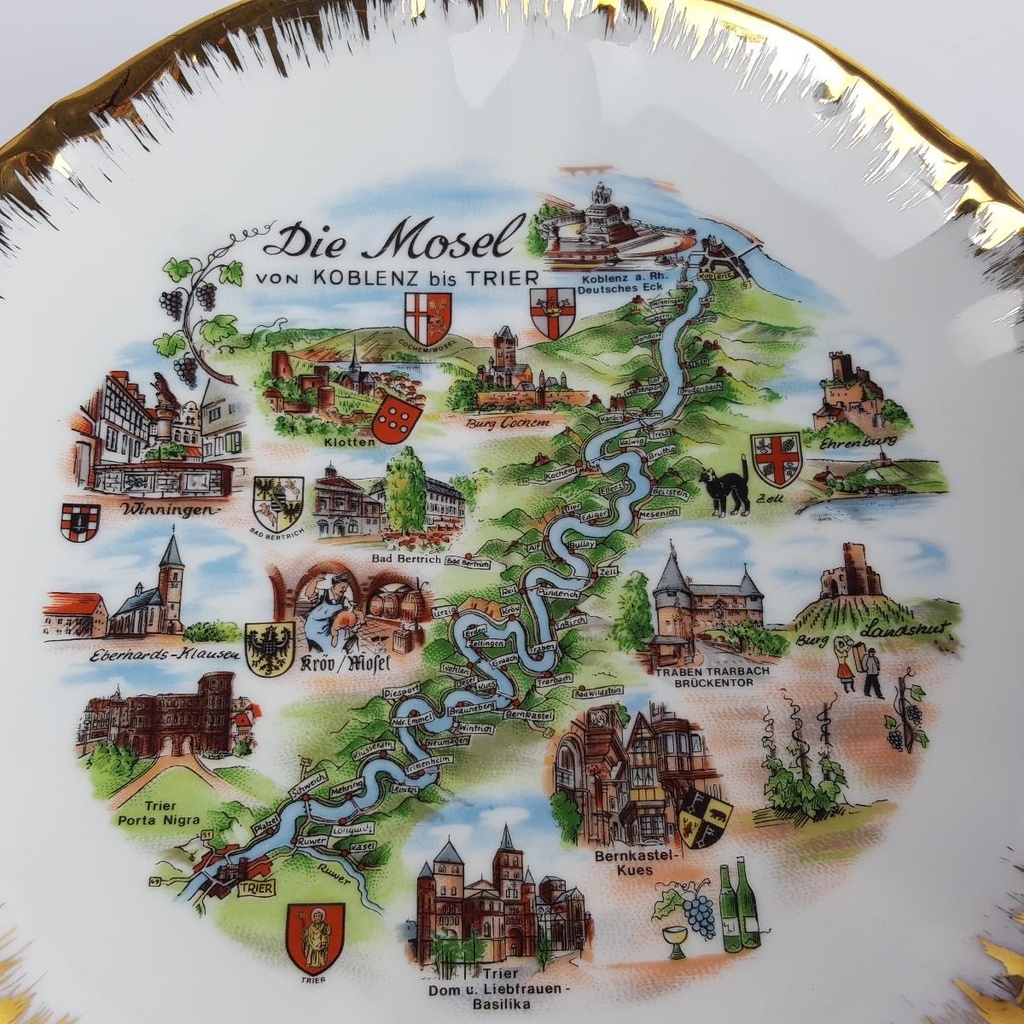 [458142700] Wandteller Bavaria 19,8 cm Keine Angabe gebraucht - gut Bild 4