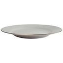 [458142702] Speiseteller Essteller Goldrand 24,4 cm Schirnding Bavaria weiß gebraucht - akzeptabel Bild 2