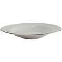 [458142703] Suppenteller Goldrand 22,6 cm Schirnding Bavaria weiß gebraucht - gut Bild 2
