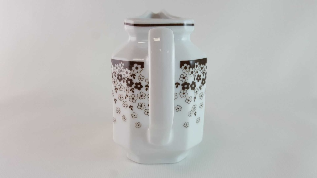 [45814271] Milchkännchen Arabella Atelier Blumendekor braun Blumen gebraucht - sehr gut Bild 4