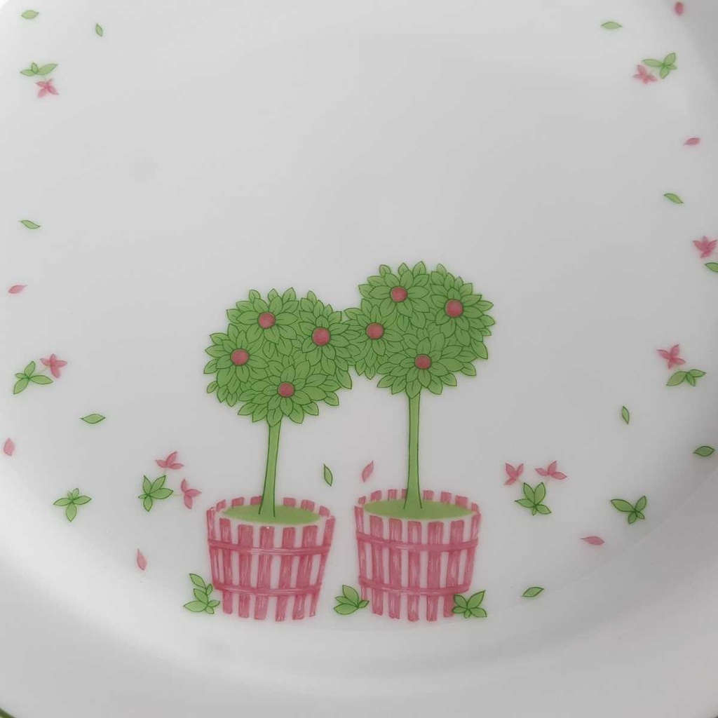 [458142710] Kuchenteller Dessertteller 19,6 cm Villeroy & Boch Gallo Secunda Bäumchen Mandarin gebraucht - gut Bild 2