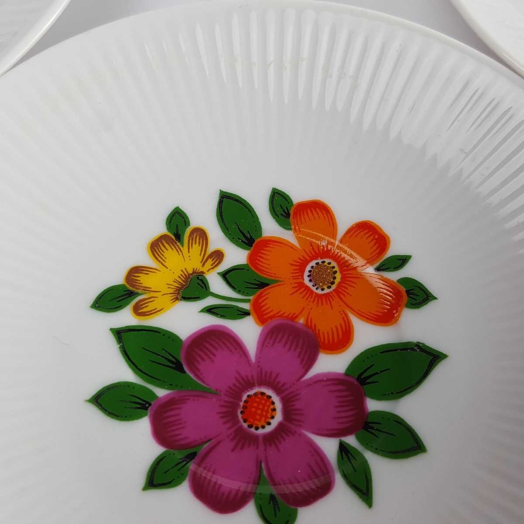[2119095] 6er Set Kuchenteller Dessertteller Teller mini 11,5 cm Winterling Marktleuthen bunte Blumen Bavaria gebraucht - gut Bild 4