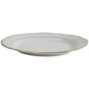 [458142714] Servierplatte Goldrand 23,6x16 cm Winterling Röslau gebraucht - gut Bild 2