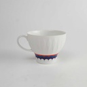 [458142717] Kaffeetasse Thomas Porzellan Lanzette rot, blau, lila gebraucht - gut Bild 3