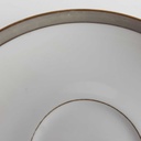 [458142718] Untertasse Goldrand 14,4 cm Edelstein Bavaria Grauband 21499 gebraucht - akzeptabel Bild 3