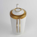 [458142732] Kaffeekanne Goldrand 0,6 L Seltmann Weiden Vohenstrauß Form 5174 Weiß gebraucht - gut Bild 4