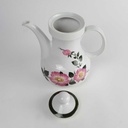 [458142733] Kaffeekanne 1,4 L Winterling Kirchenlamitz Relief Blumendekor Blumen gebraucht - gut Bild 5