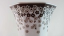 [45814277] Vase Dekorative 13,5 cm Arabella Atelier Blumendekor braun Blumen gebraucht - gut Bild 4