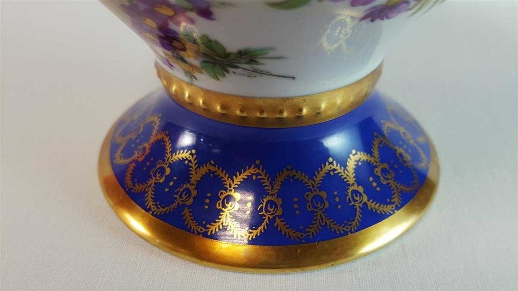 [45814294] Bonboniere RW Bavaria blau gold Blumendekor Blumen gebraucht - gut Bild 5