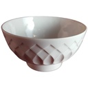 [45814302] Dessertschale 10,9 cm Schumann Arzberg Tropfenreliefdekor Weiß gebraucht - gut Bild 2