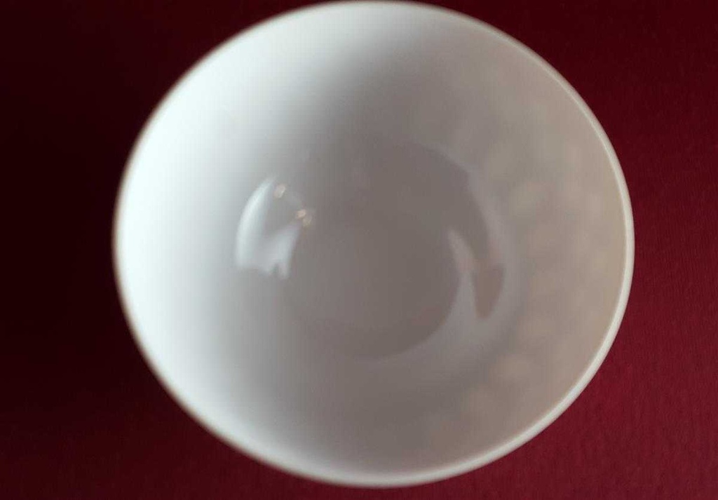 [45814302] Dessertschale 10,9 cm Schumann Arzberg Tropfenreliefdekor Weiß gebraucht - gut Bild 3