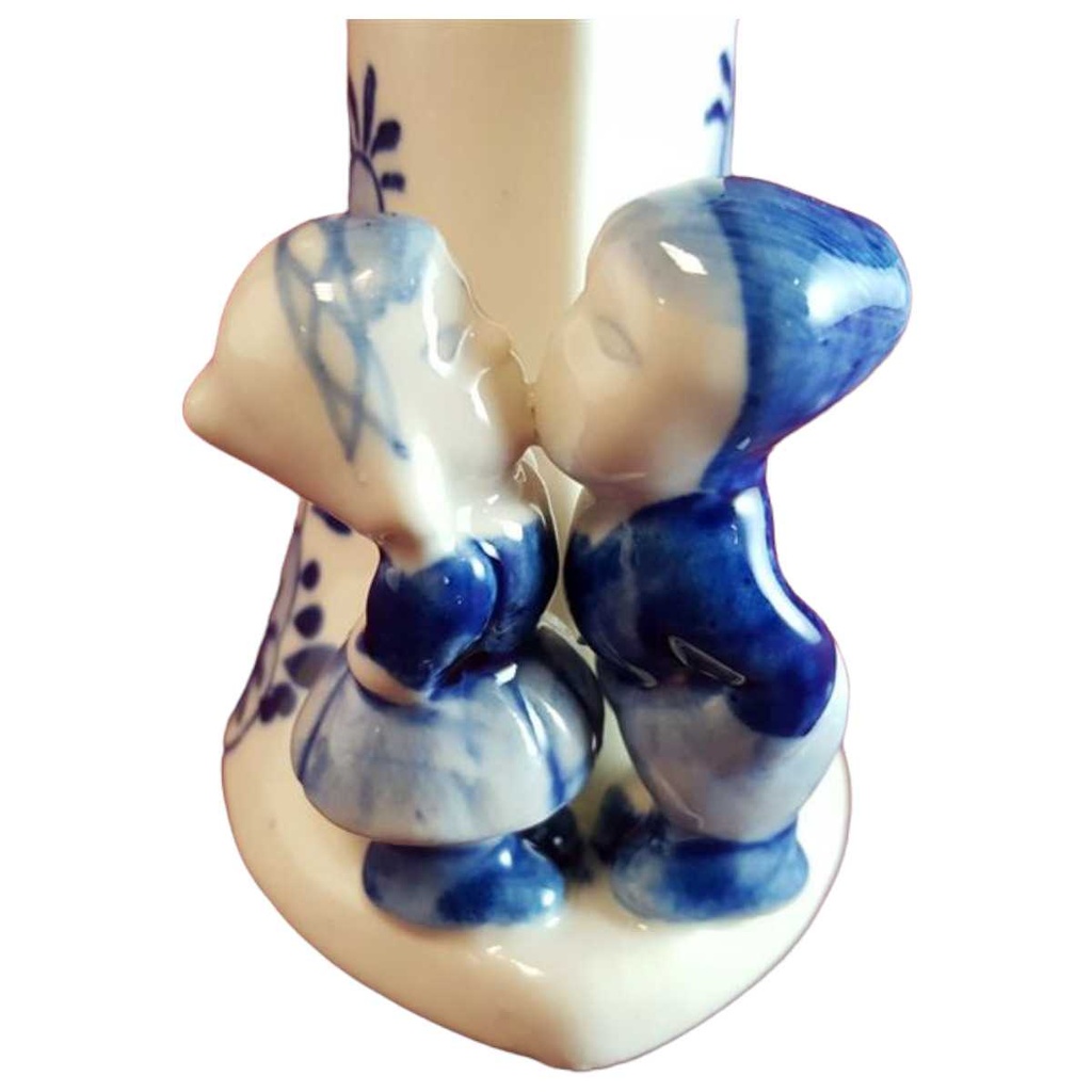 [45814311] Blumenvase klein 12,3 cm Delfts Blauw gebraucht - sehr gut Bild 2