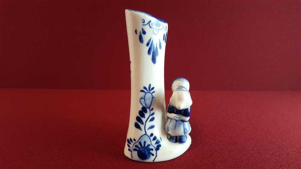 [45814311] Blumenvase klein 12,3 cm Delfts Blauw gebraucht - sehr gut Bild 3