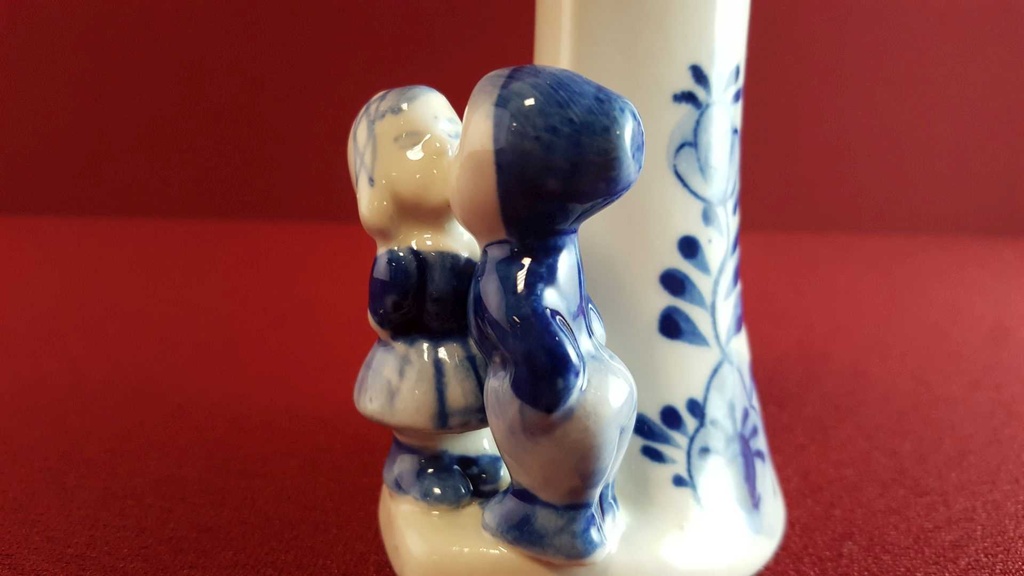 [45814311] Blumenvase klein 12,3 cm Delfts Blauw gebraucht - sehr gut Bild 7