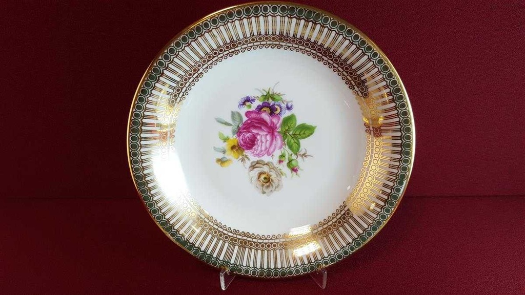 [45814314] Teller Mitterteich Blumen gebraucht - gut Bild 3