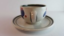 [45814335] Teetasse mit Untertasse Tasse Waechtersbach Blau Rot Blume gebraucht - gut Bild 4