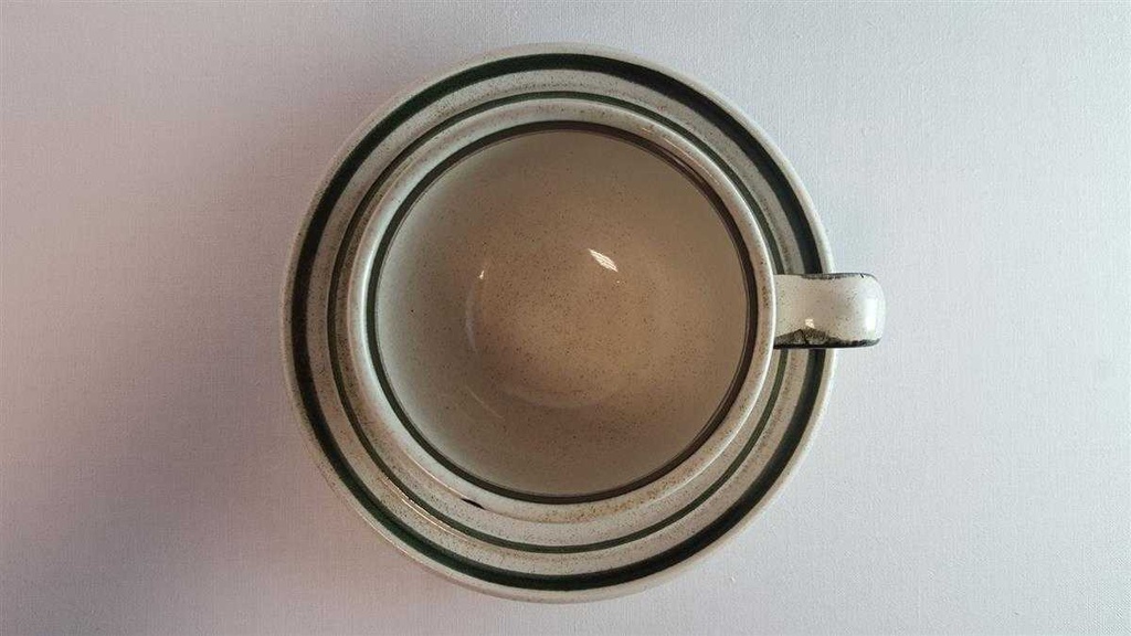 [45814335] Teetasse mit Untertasse Tasse Waechtersbach Blau Rot Blume gebraucht - gut Bild 5