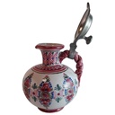 [45814344] Krug mit Zinndeckel Original Keck Keramik gebraucht - akzeptabel Bild 2